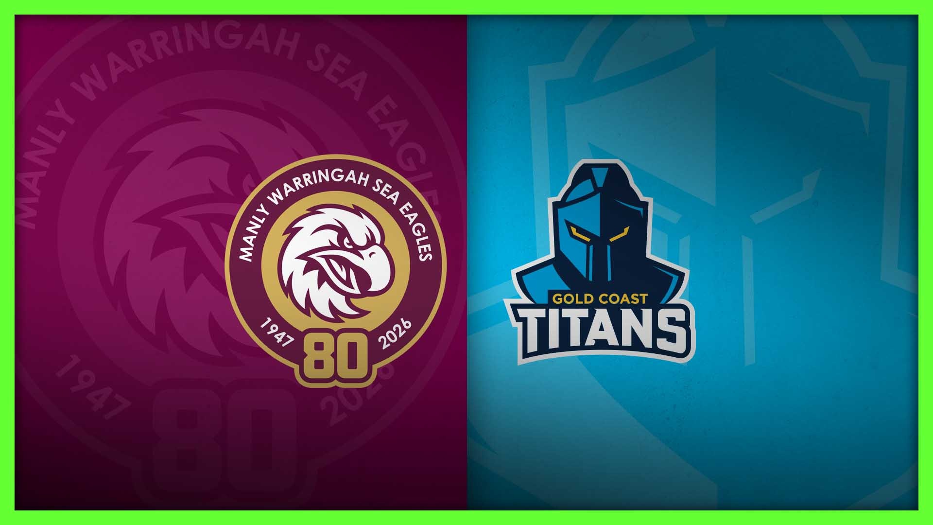 NRL Press Conference: Sea Eagles v Titans - Round 12, 2026