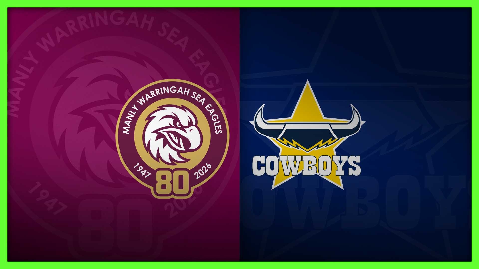 NRL Press Conference: Sea Eagles v Cowboys - Round 19, 2026