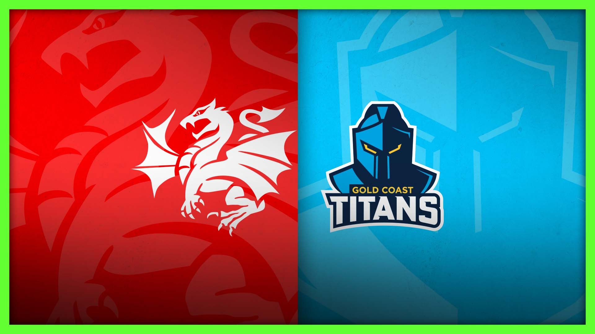 NRL Press Conference: Dragons v Titans - Round 21, 2026