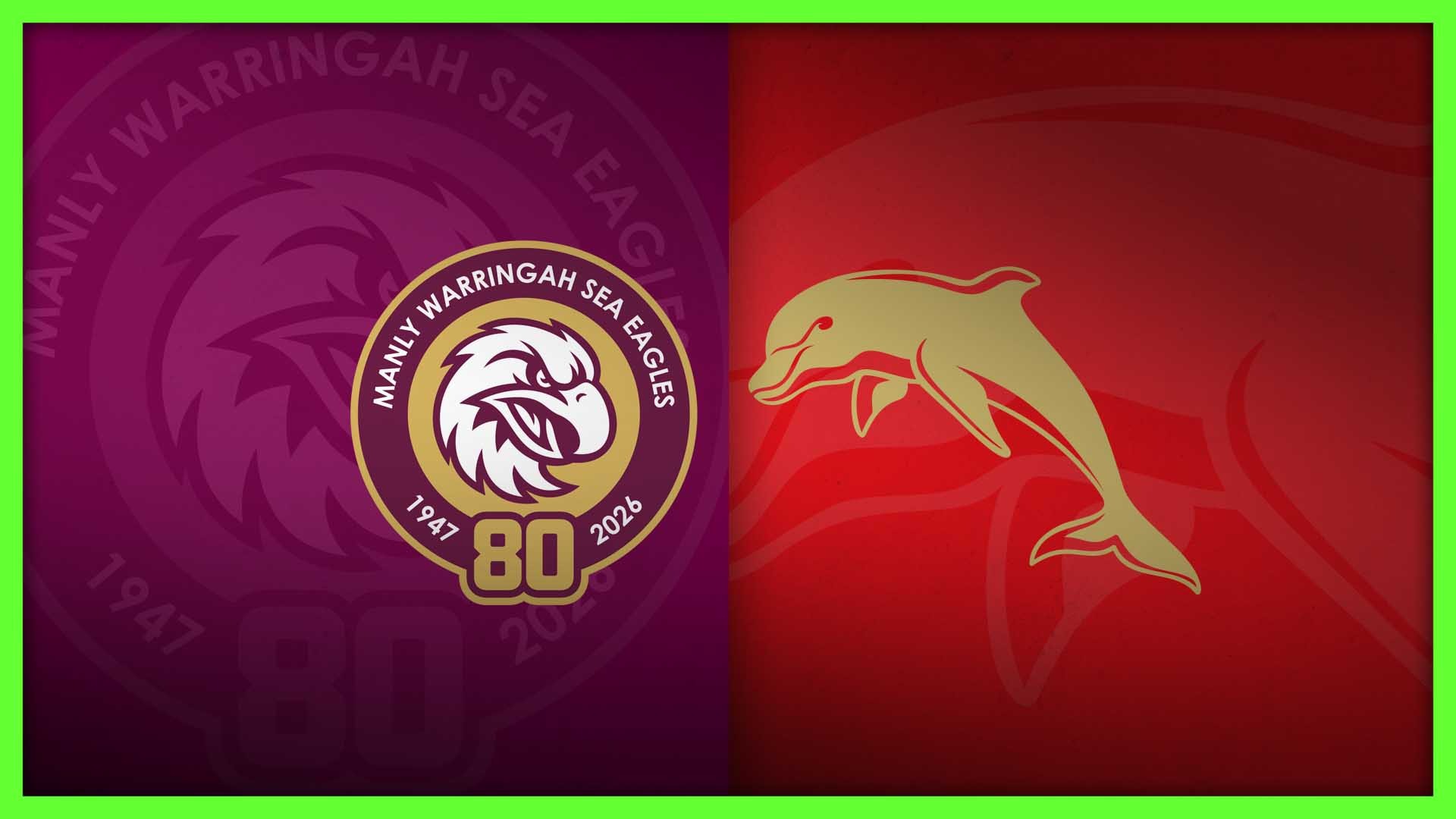 NRL Press Conference: Sea Eagles v Dolphins- Round 24, 2026