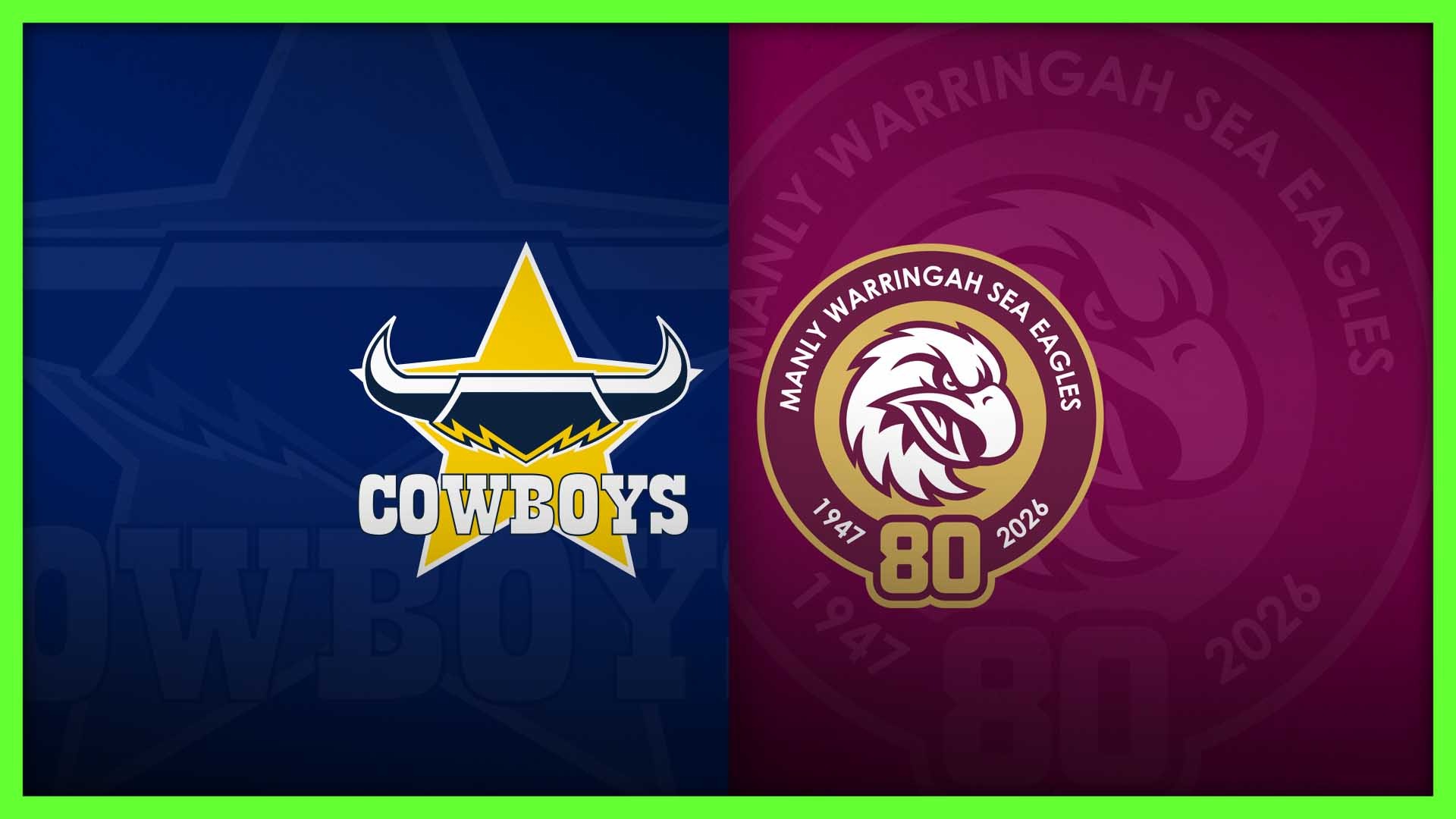 NRL Press Conference: Cowboys v Sea Eagles - Round 7, 2026